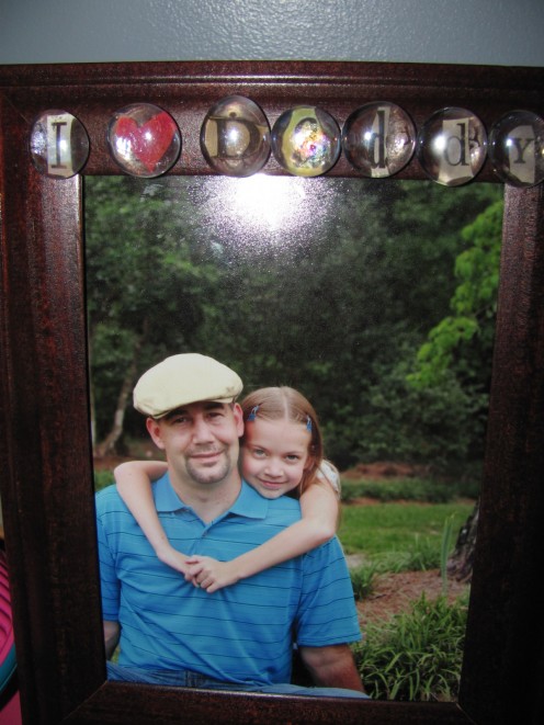 Homemade Picture Frame Picture inside taken by Patty K Photography in Fayetteville, NC