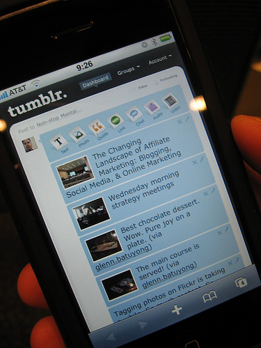 Tumblr Mobile - on the go!