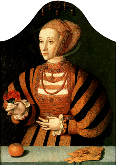 Anne of Cleeves- a painting by Bruyn