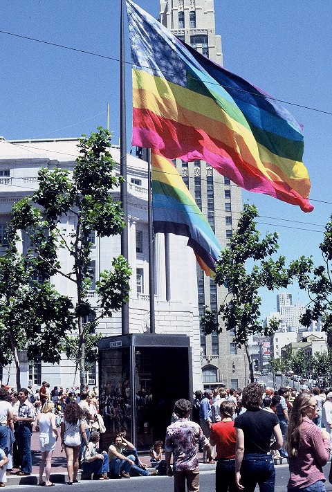 United Nations Plaza, San Francisco, Gay Freedom Day, June 25, 1978