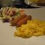 No breakfast buffet at the Fusion Suites but this egg set was quite delicious!