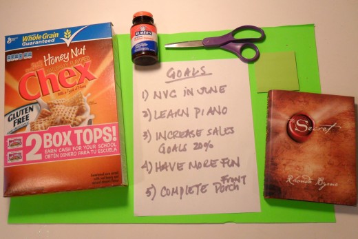 Repurpose a cereal box. Trim it to the size of a standard 8 /12 x 11 sheet of paper.