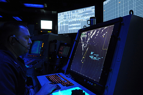Some air traffic controllers receive their training in the military.