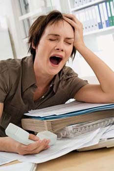 Tiredness can be a symptom of depression