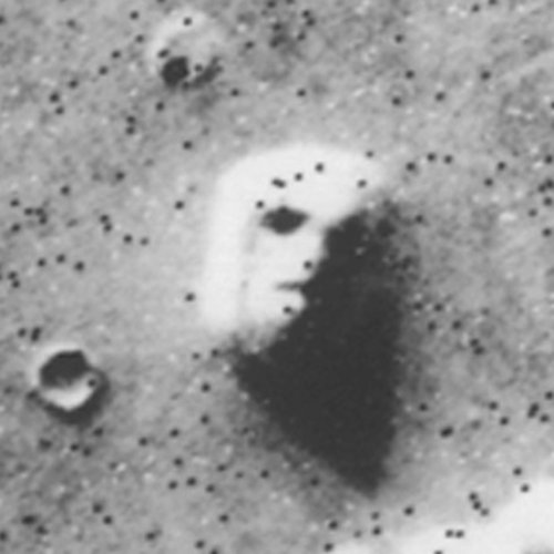 "The Face on Mars" from Viking frame 35A72
