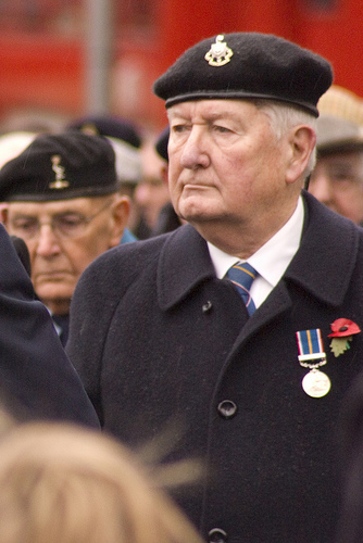 Old soldiers are still deserving of honour.