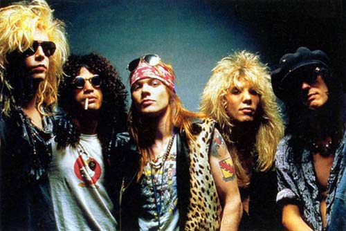 The original Guns N' Roses lineup