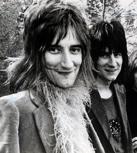 Rod Stewart and Ronnie Wood of The Faces