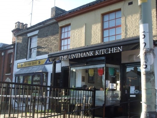 The Unthank Kitchen - popular and long-standing business on Unthank Road.  It is loved by students in particular (although not exclusively) and on warm days the outside area is usually full