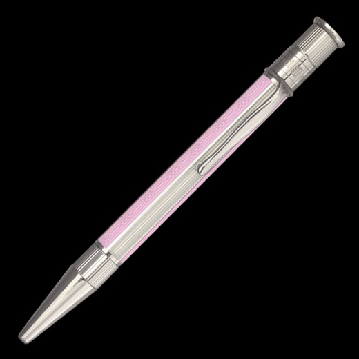 David Oscarson Reflections Ball Point - Pink and Translucent White