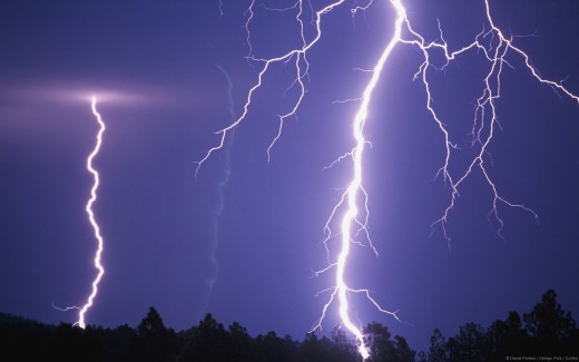 Sometimes you feel lightening inside you.