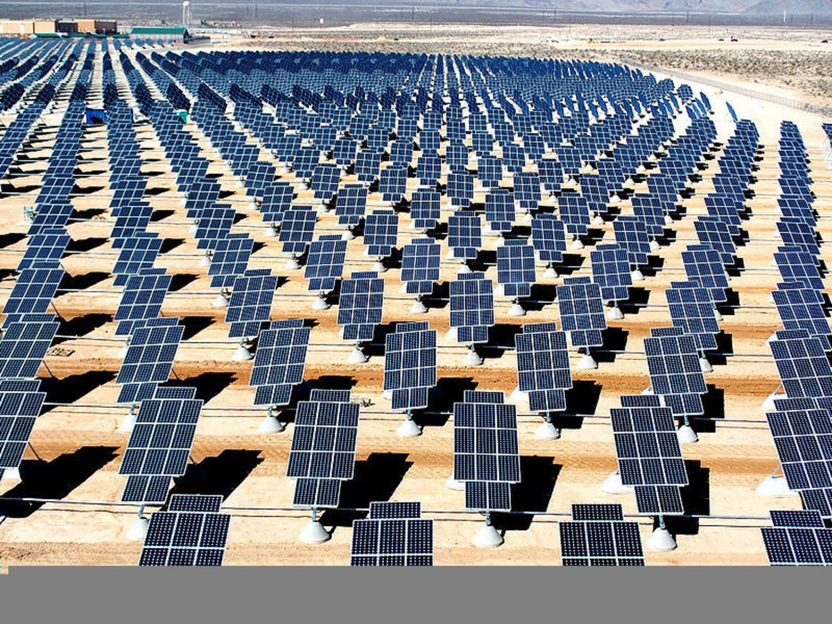 Nellis Solar Power Plant in the United States.