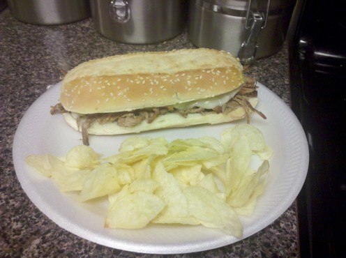 Delicious Roast Beef and Cheese Sub Sandwiches