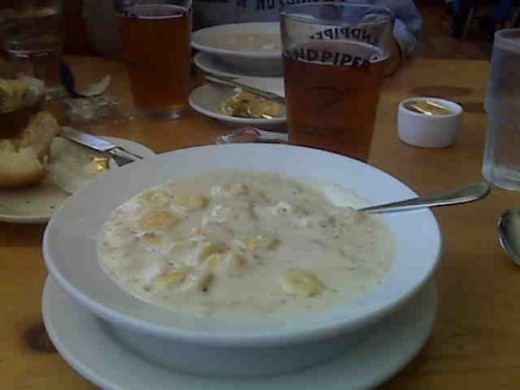 The Best Clam Chowder:  The Sandpiper at Bodega Bay