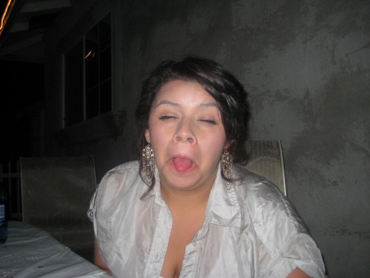 She knows I hate when she makes these faces so she does them for my pics