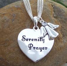Serenity Prayer AA Necklace
