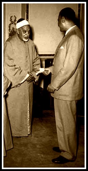 Sheikh Abdel Fattah She'shaie with President Nasser