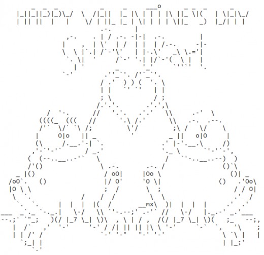 valentines day ascii art for facebook