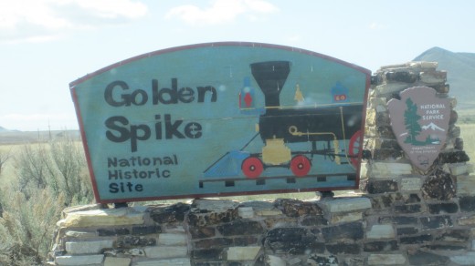 We made a stop at the Golden Spike Museum in Utah.