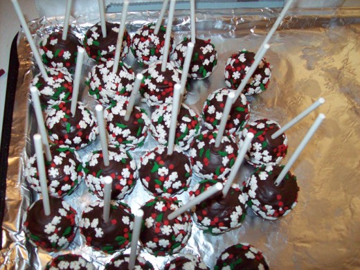 Cake Pops Wrapped