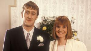 Rodney and Cassandra - love at last for the soppy tart.  Casandra was played by Gwyneth Strong