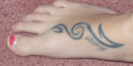 My Foot Tattoo