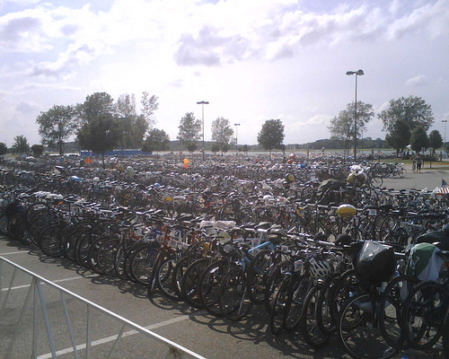 Know where your spot is for a quicker, smoother triathlon transition