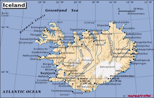 Iceland, its rocky shores hewn from volcanic rock, moulded by sea, wind and glacial ice