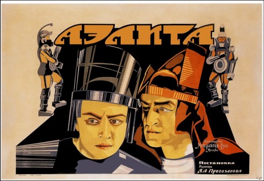 Aelita 1924 poster