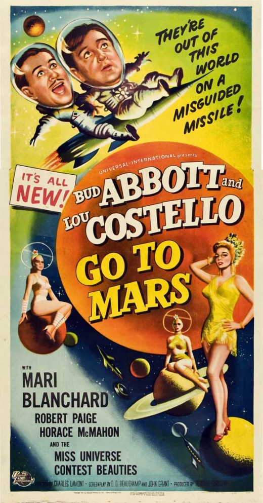 Abbott and Costello go to Mars - poster