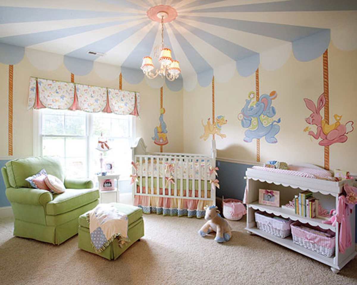 Design a Girl's Dream Bedroom or Nursery With a Carousel ...