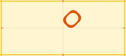 5. PAINT SHAPE AND REMOVE TEMPLATE