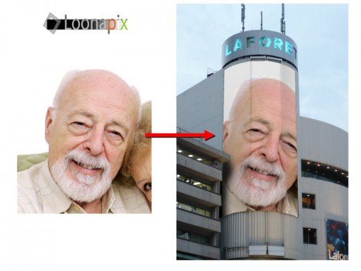 Effect: Load your photo and let Loonapix creates your unique picture