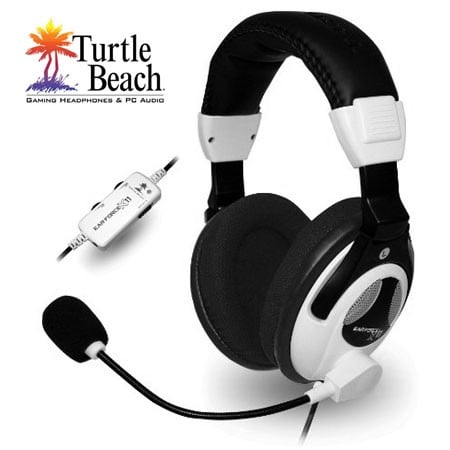 The Turtle Beach X11 headset can be connected to either a PC or Xbox 360.