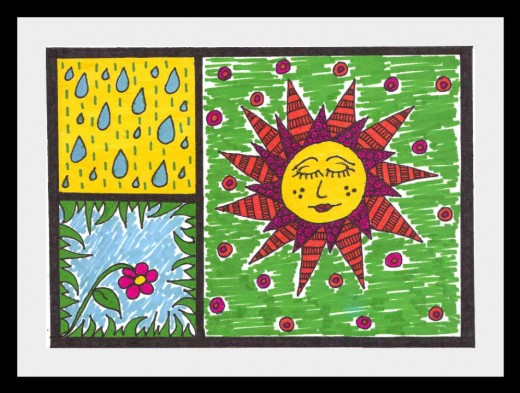 A little rain. A little sun. Thrive!