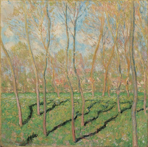 View of Bennecourt, 1887, by Claude Monet