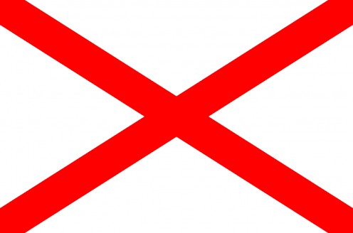 Flag used in the Police Service of Northern Ireland's logo 