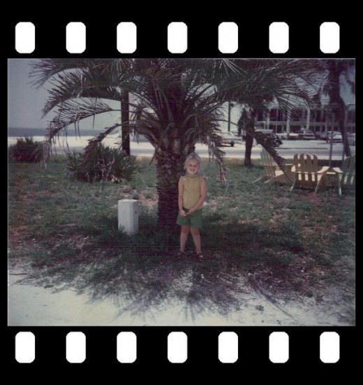Me and a palm tree.