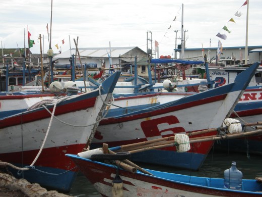 Fisherman boats.