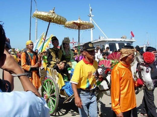 One of the views when Pesta Laut is held.