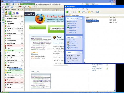 Now close the 7Zip and Drag and drop the revised XPI file to the extensions part of FireFox.