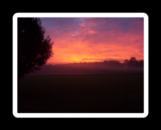 One of my favorite shots. Not retouched or enhanced in any way. Only a border has been added.