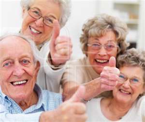 Joining support groups for old women