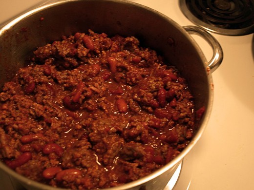 10.  Your chili should now look like this.