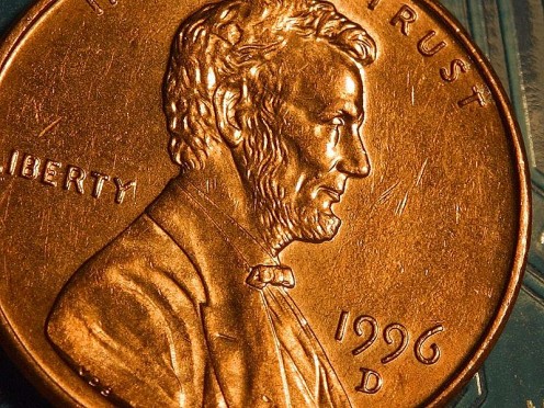 1996 U.S. Penny