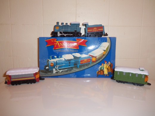 The 1997 Anastasia train set from Burger King