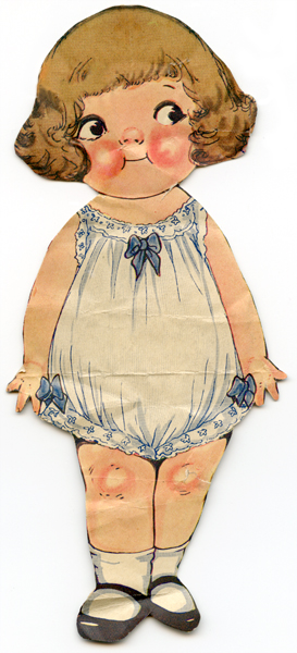 Cute paper doll from the early 1920's.