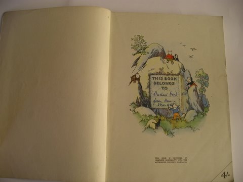 An Inscription from a Rupert Bear Annual