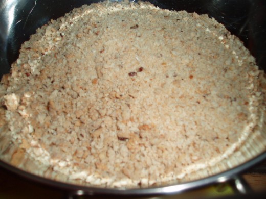 home made breadcrumbs.