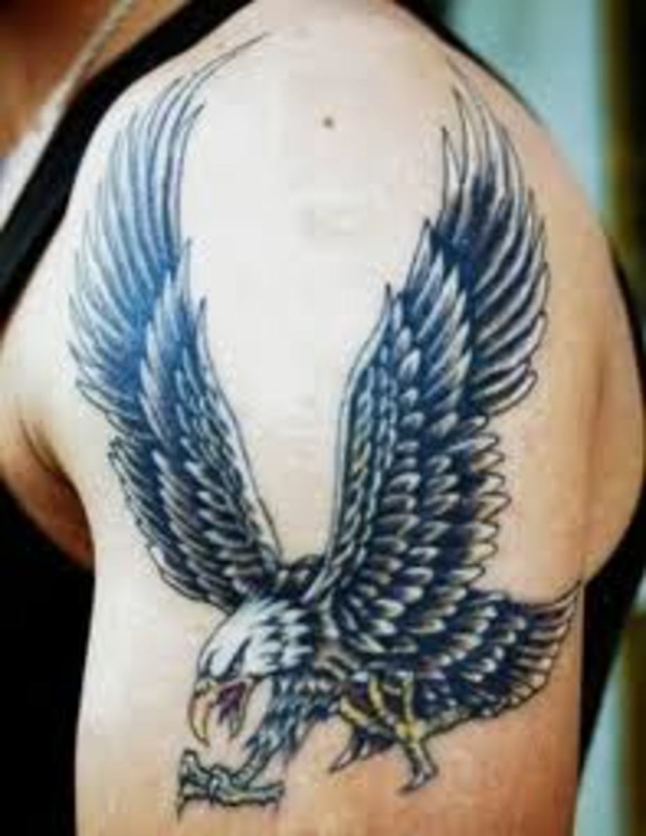Bald Eagle Tattoos And Meanings-Bald Eagle Tattoo Designs And Ideas